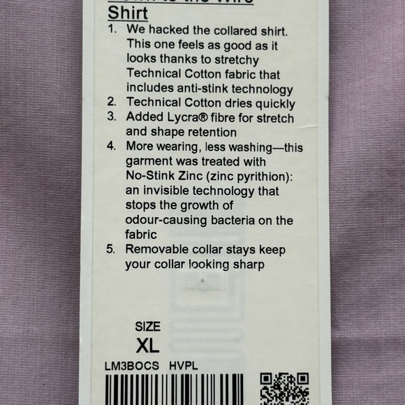 lululemon athletica Light Purple Casual Button Down Shirt - Picture 4 of 8